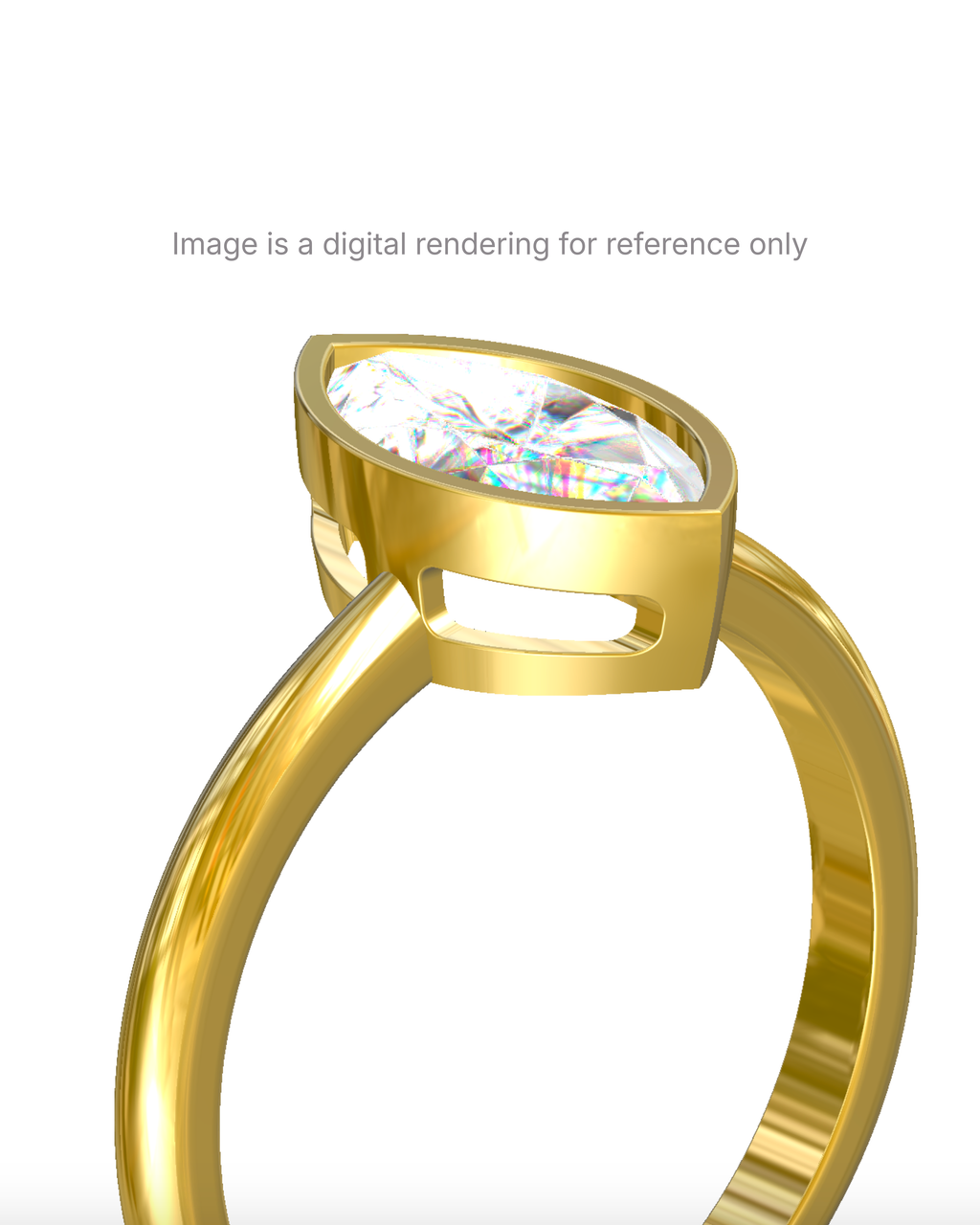 Winona – Marquise Bezel Solitaire