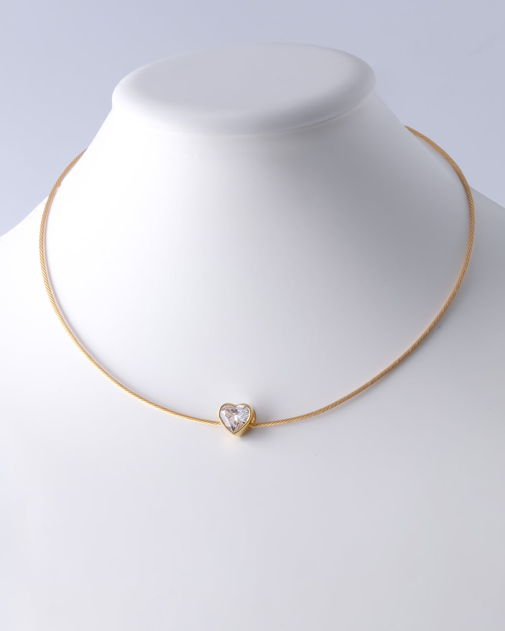 Solis Avoir Bezel Heart Pendant