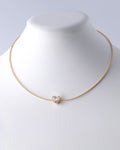 Solis Avoir Bezel Heart Pendant
