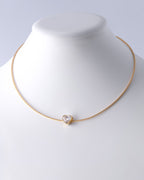 Solis Avoir Bezel Heart Pendant