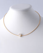 Solis Avoir Bezel  Oval Pendant