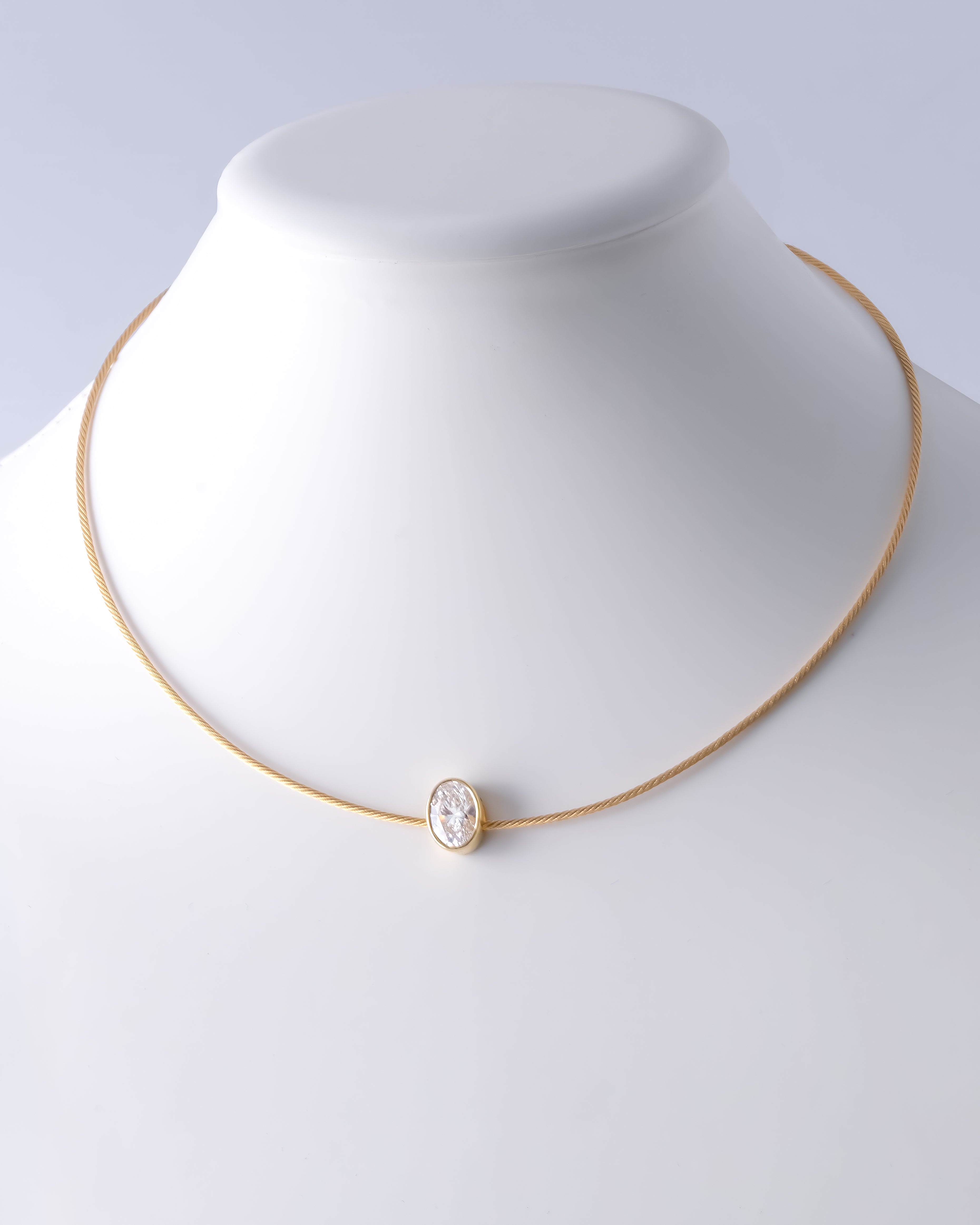 Solis Avoir Bezel  Oval Pendant