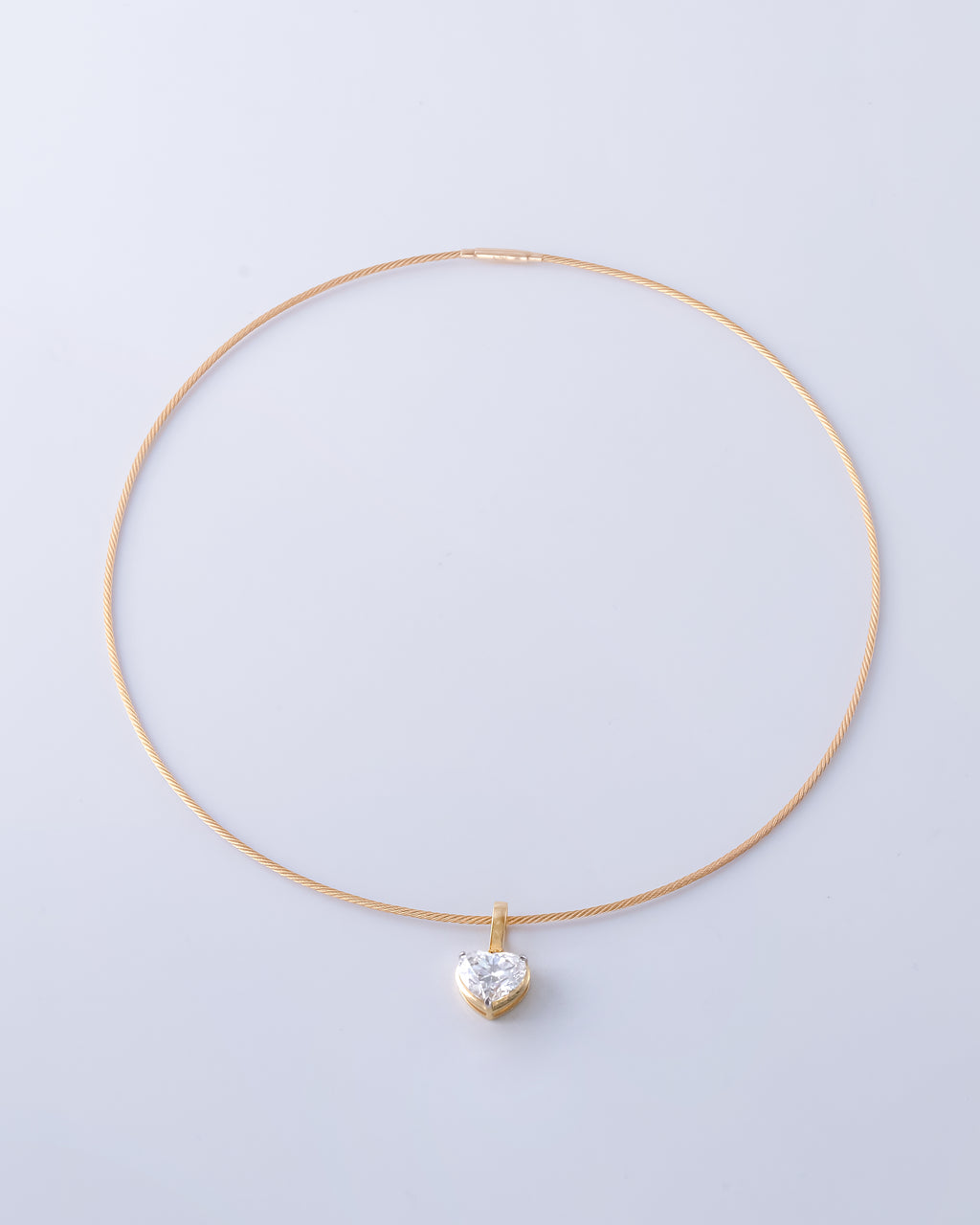 Solis Avoir Heart Solitaire Pendant