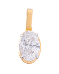 Solis Avoir Oval Lab-Grown Diamond Solitaire Pendant (3.03ct tw.)