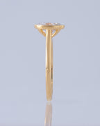 Oval Cut Bezel Solitaire Setting