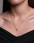 Solis Avoir Bezel  Oval Pendant