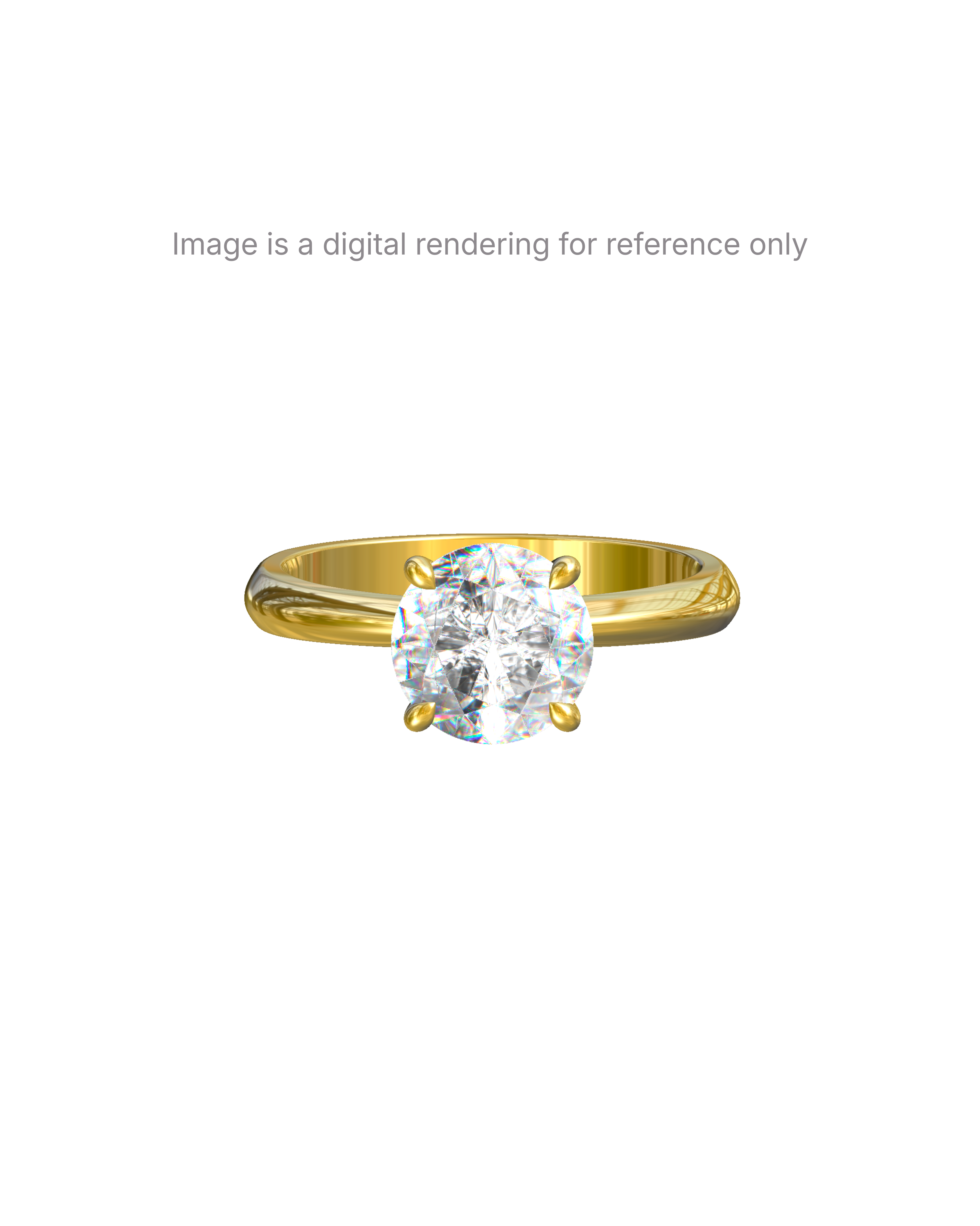 Chiara – Round Prong Solitaire