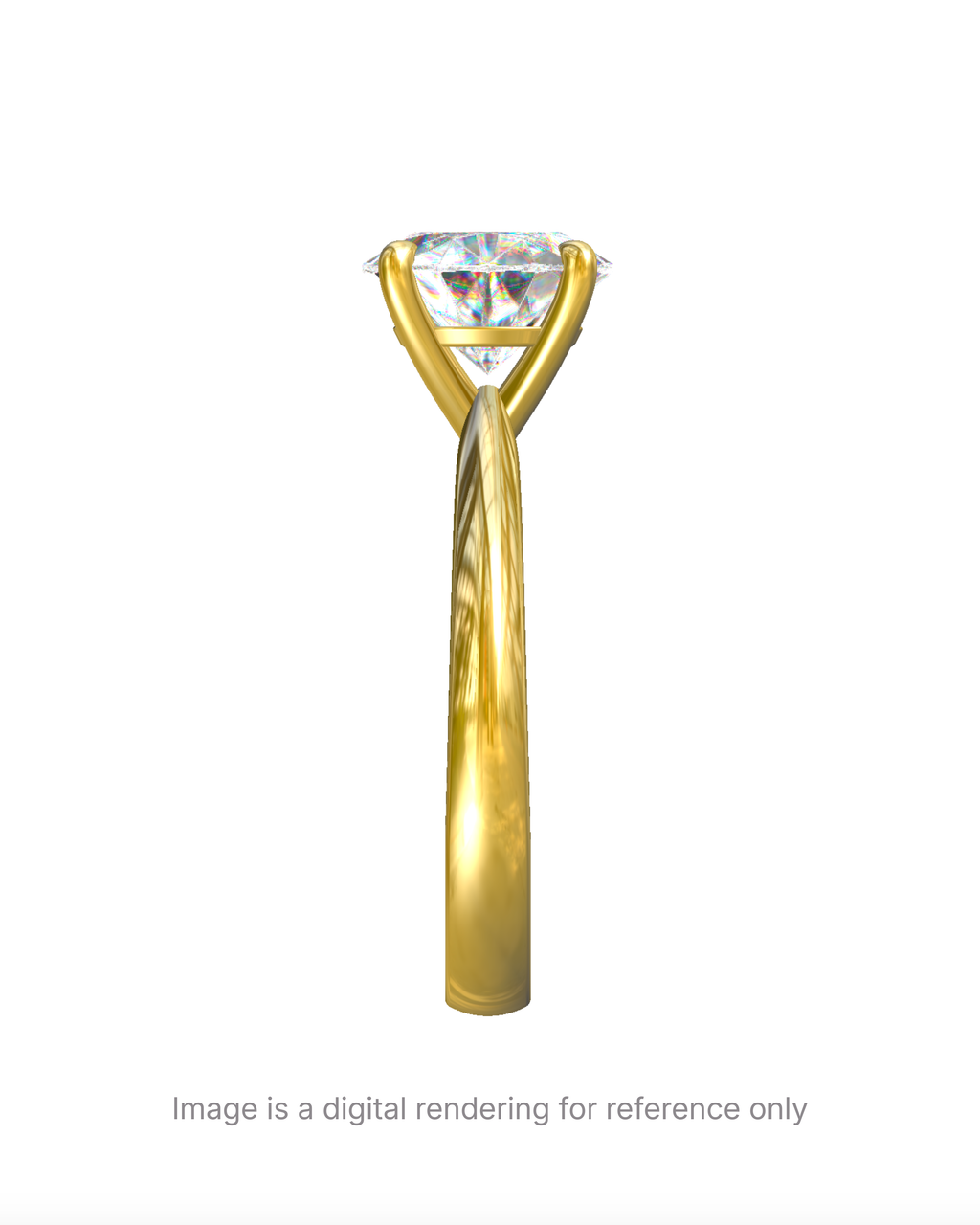 Chiara – Round Prong Solitaire