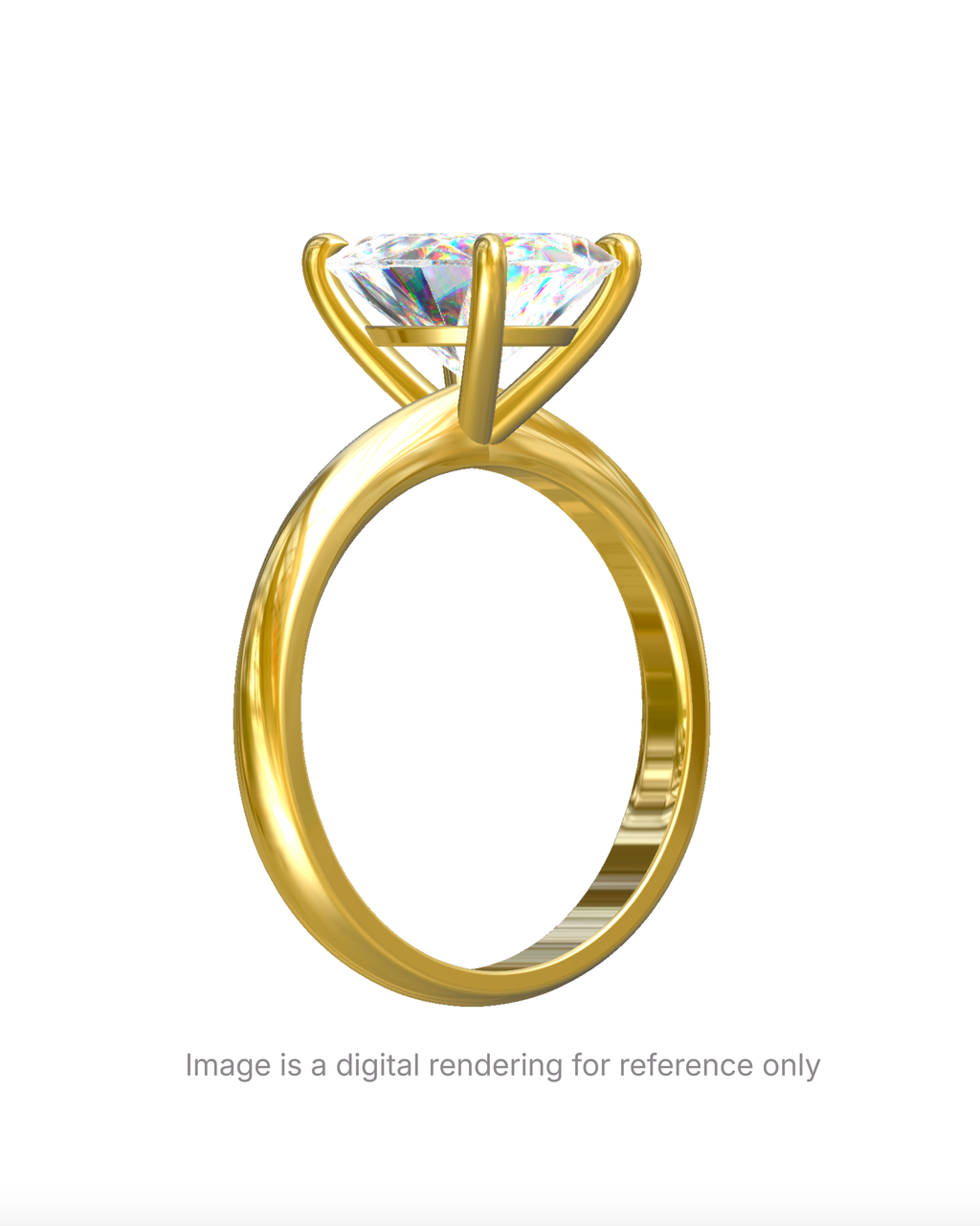 Eulia - Oval Solitaire Setting