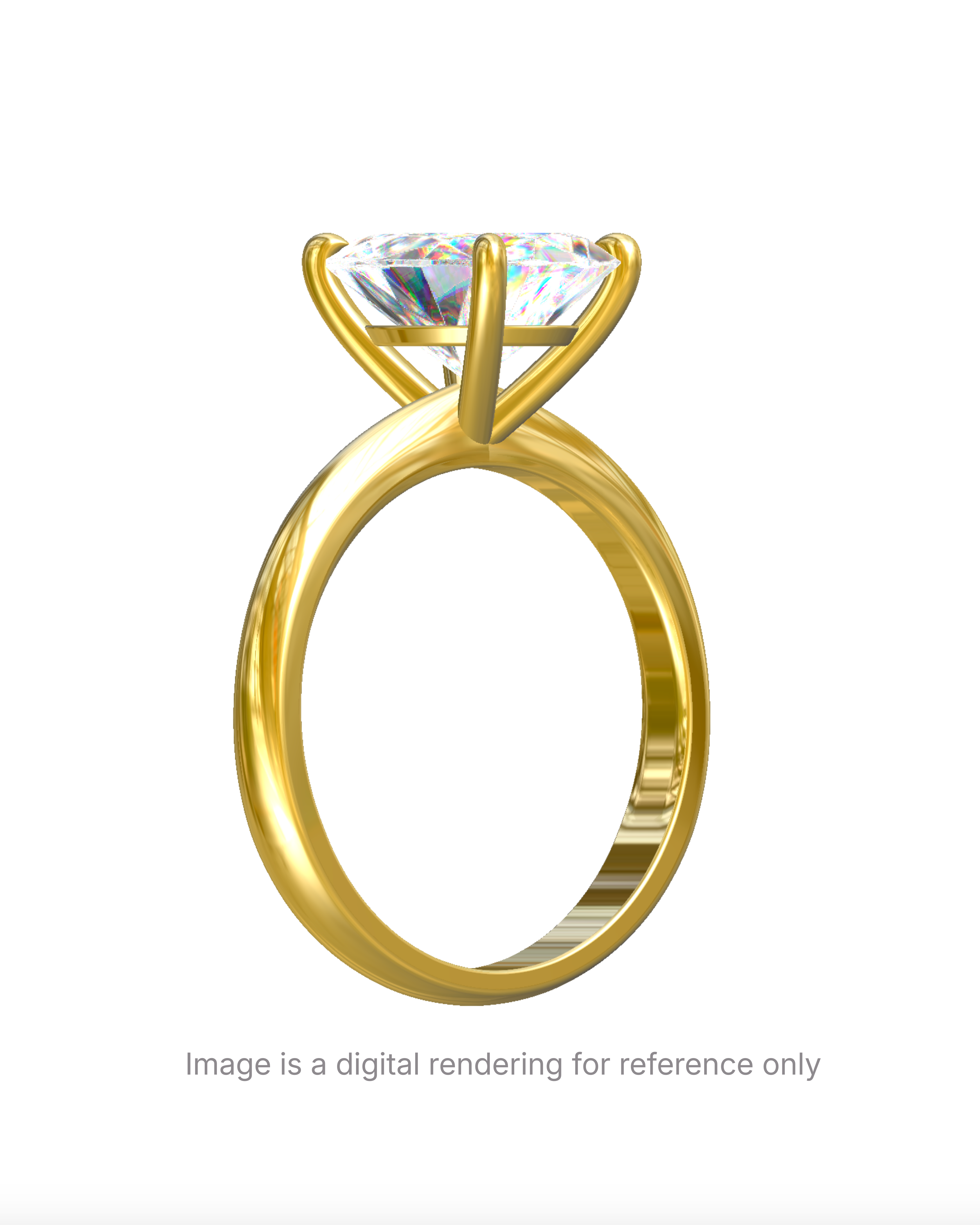 Eulia - Oval Solitaire Setting