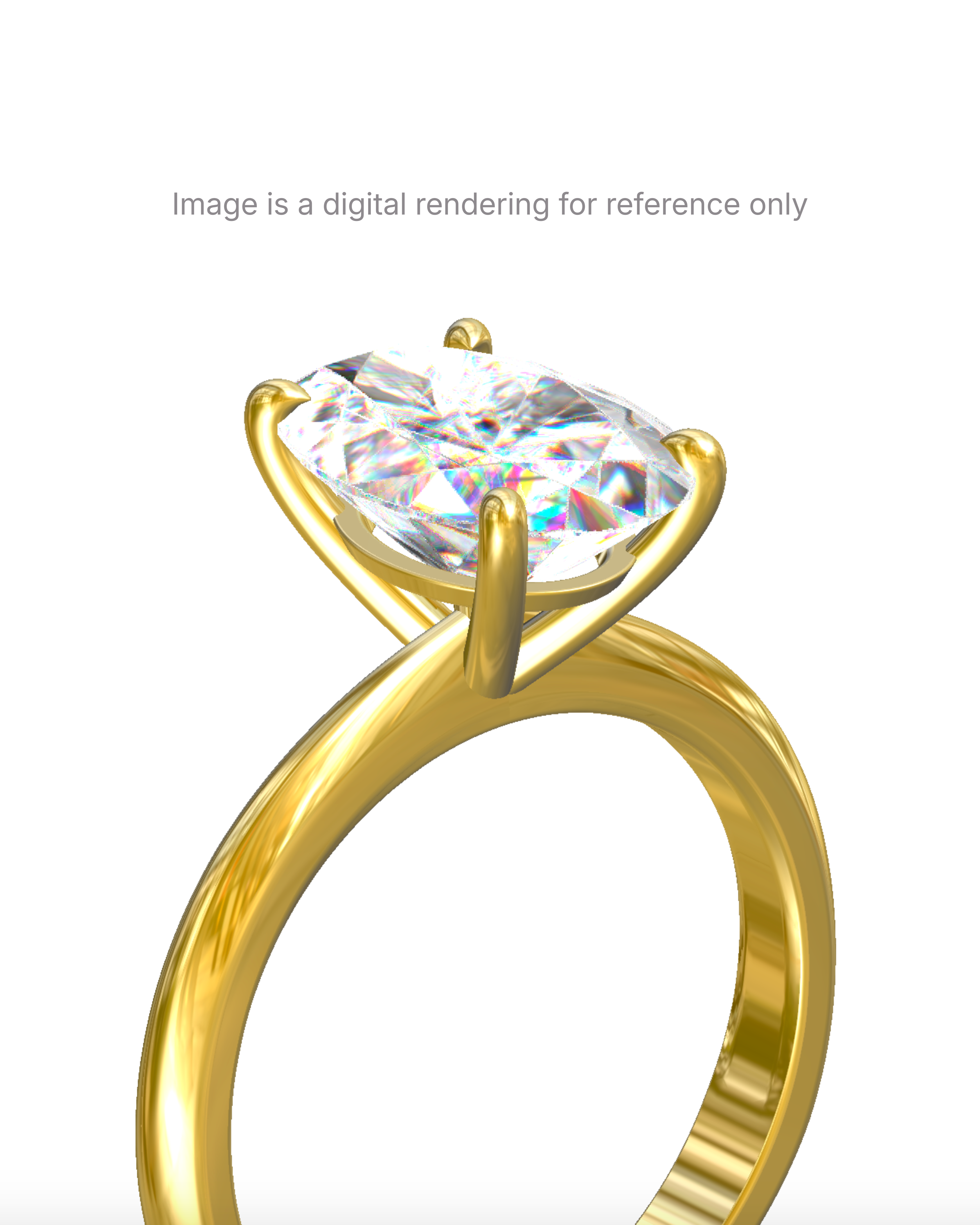 Eulia - Oval Solitaire Setting