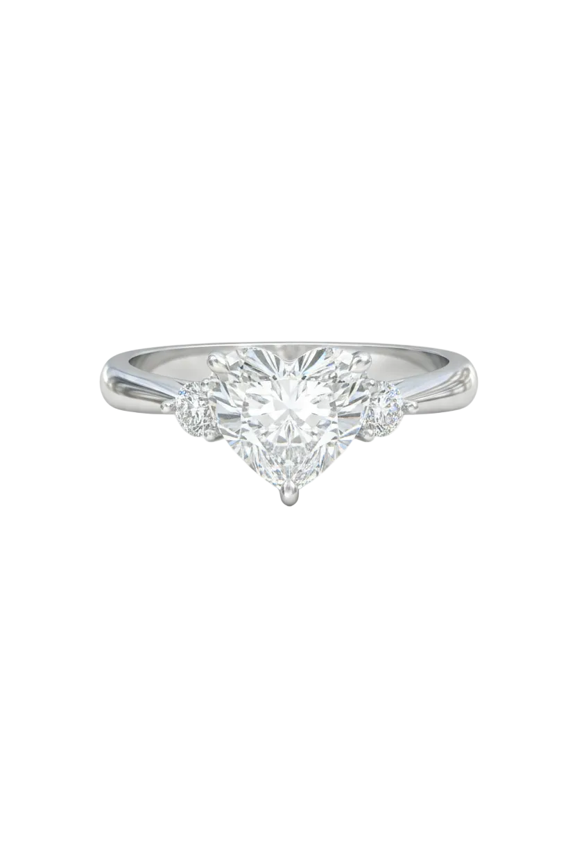 Cornelia - Heart Solitaire Setting