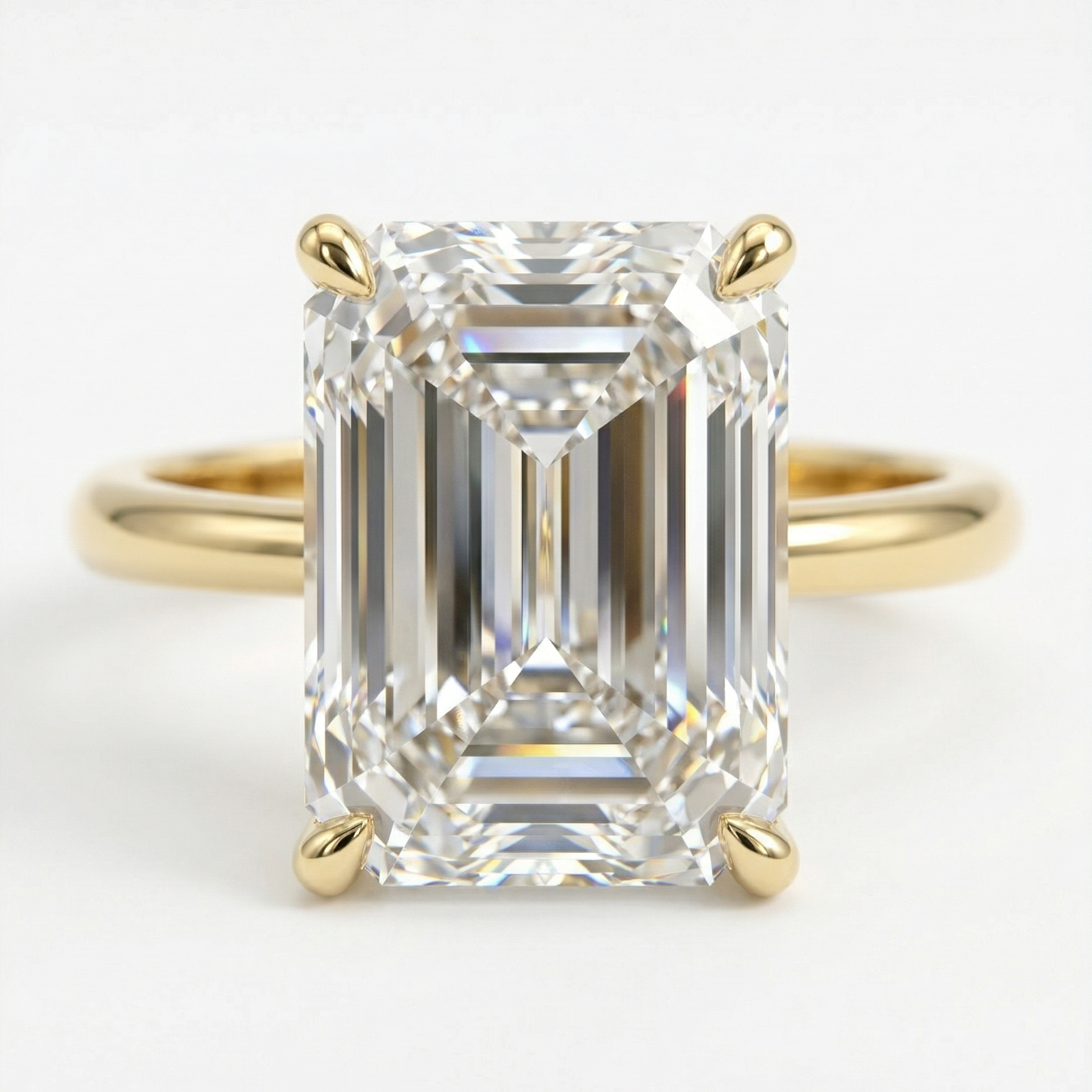Alisson - Emerald Solitaire Setting