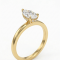 Bonnie - Pear Hidden Halo Setting