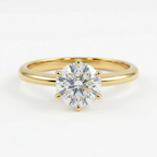 Classic Round Cut 6-Prong Solitaire Setting