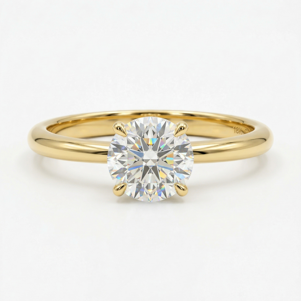 Chiara – Round Prong Solitaire