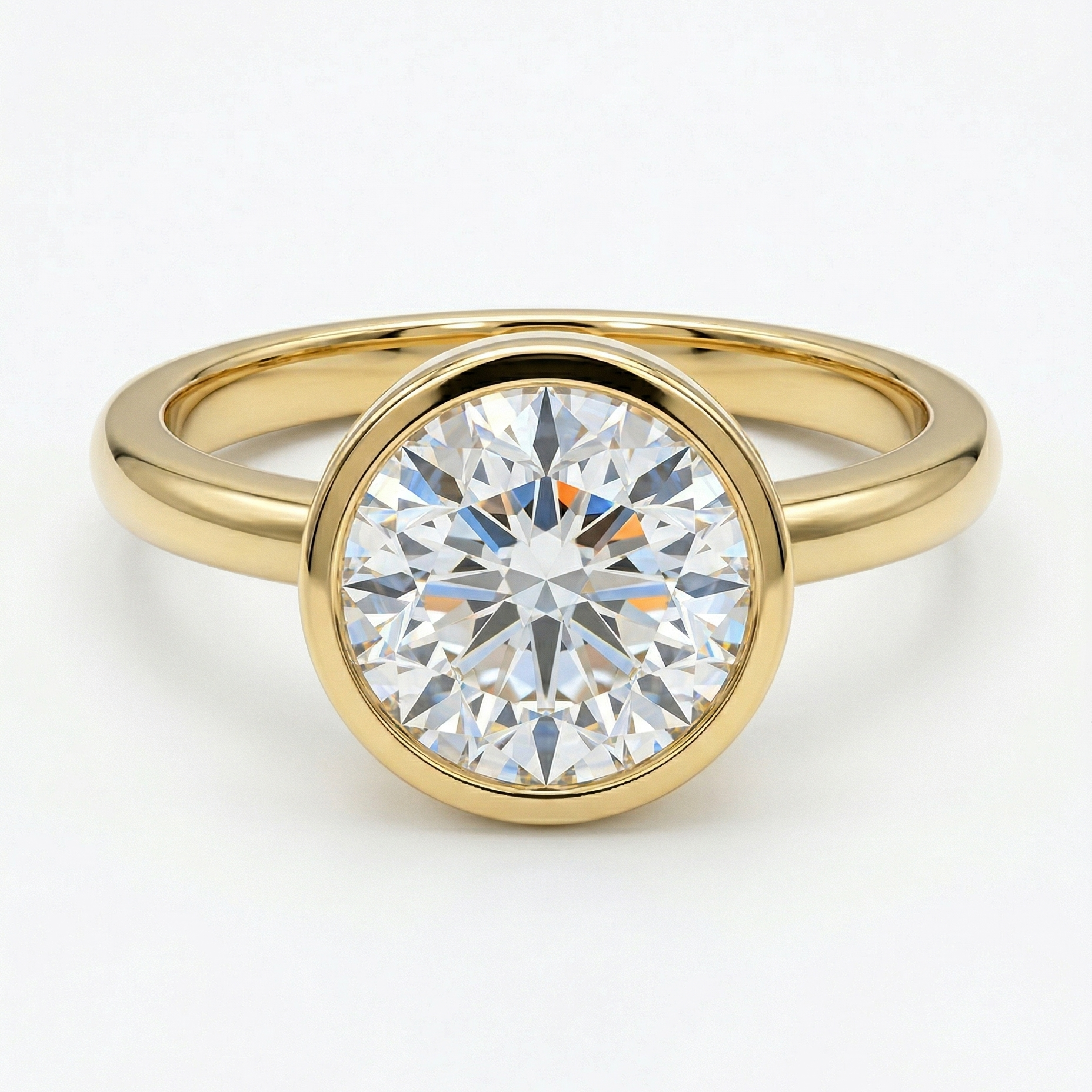 Chiara – Round Bezel Solitaire