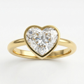 Heart Cut Bezel Solitaire Setting