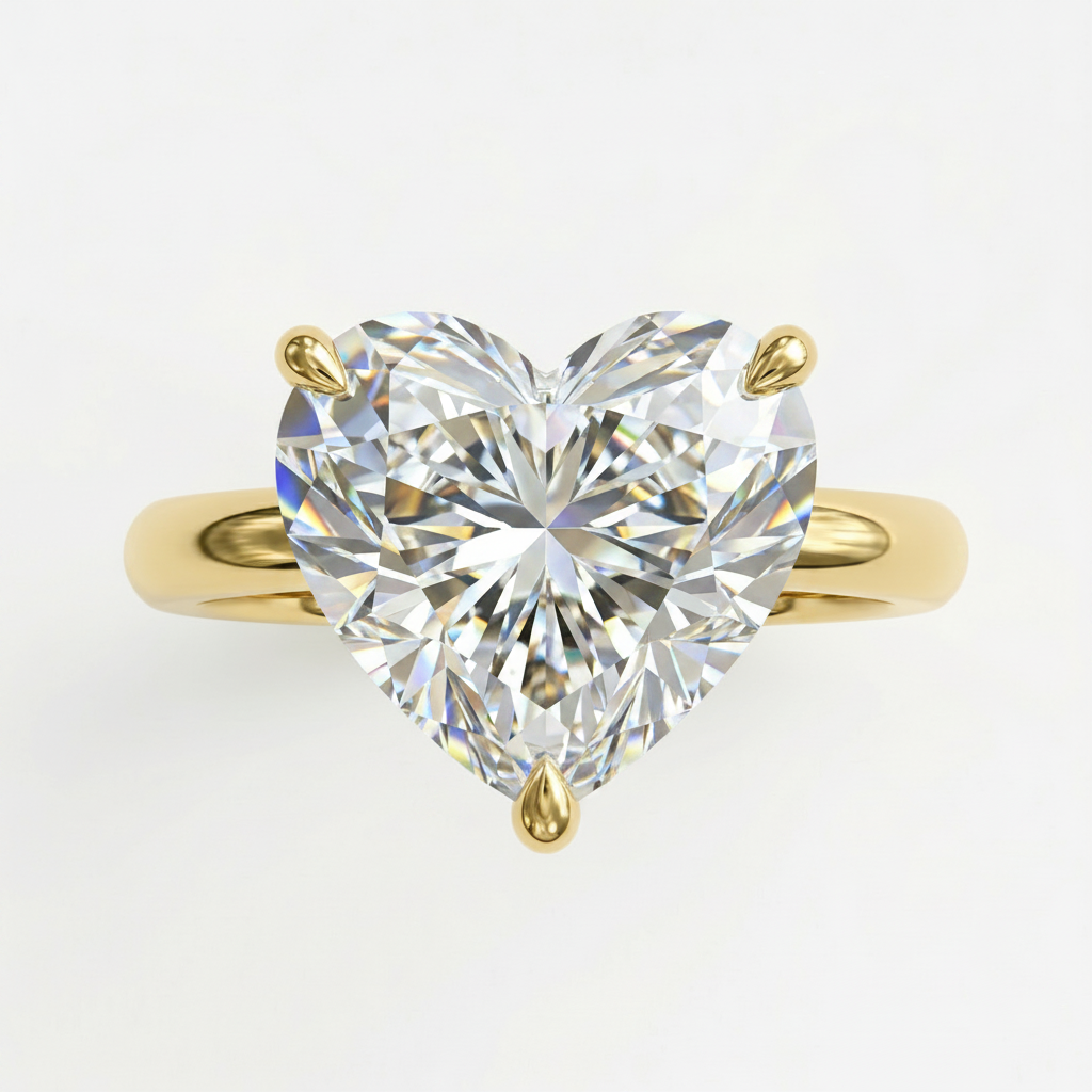 Heart Cut Solitaire Setting