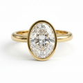 Eulia – Oval Bezel Solitaire
