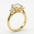 Oval Cut Trilogy Setting