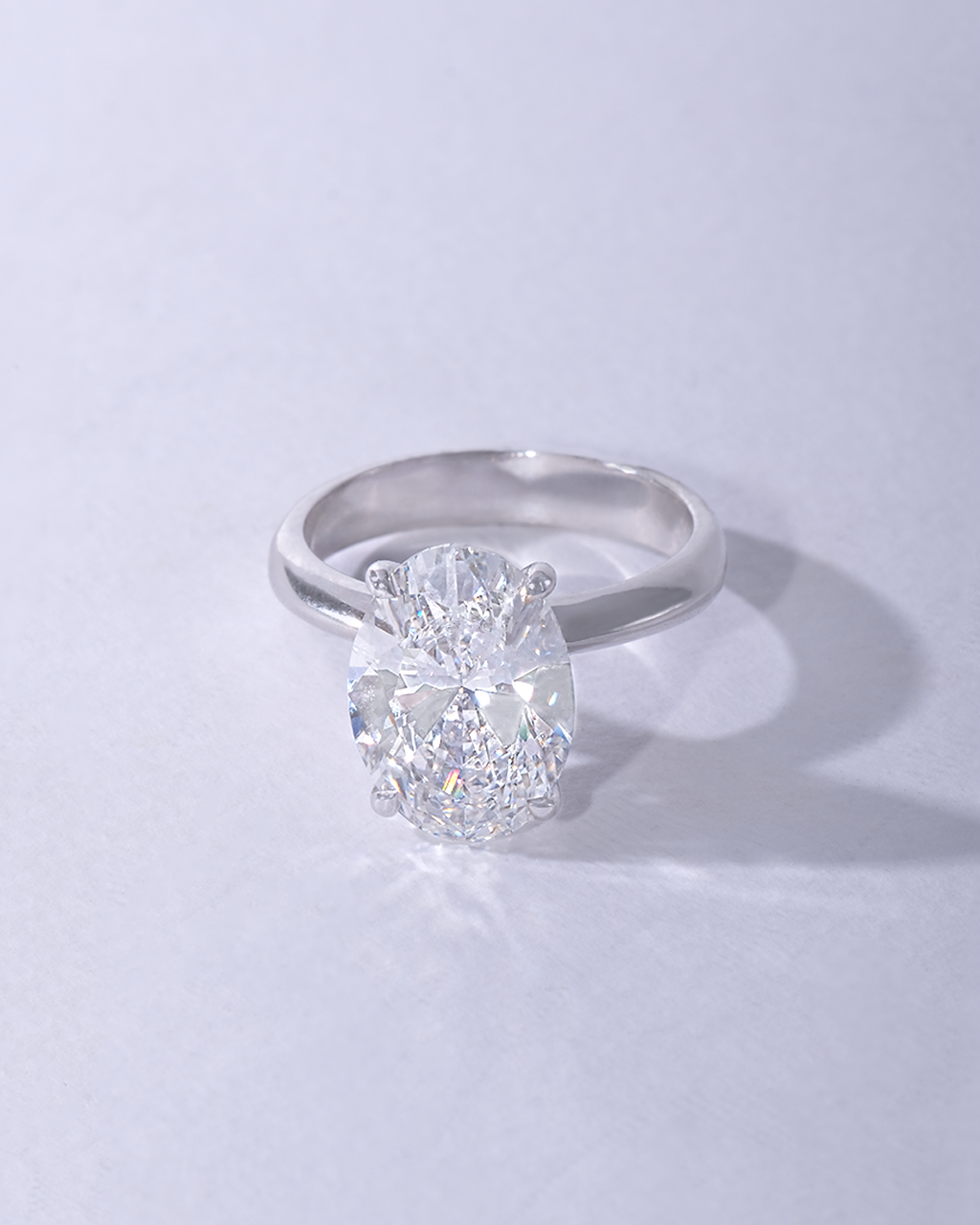 3.0 Carat Oval Eulia Engagement Ring