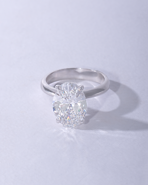 3.0 Carat Oval Eulia Engagement Ring
