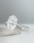 3.0 Carat Oval Eulia Engagement Ring