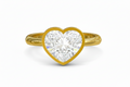 CORNELIA - Heart Bezel Solitaire Setting