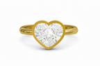 CORNELIA - Heart Bezel Solitaire Setting