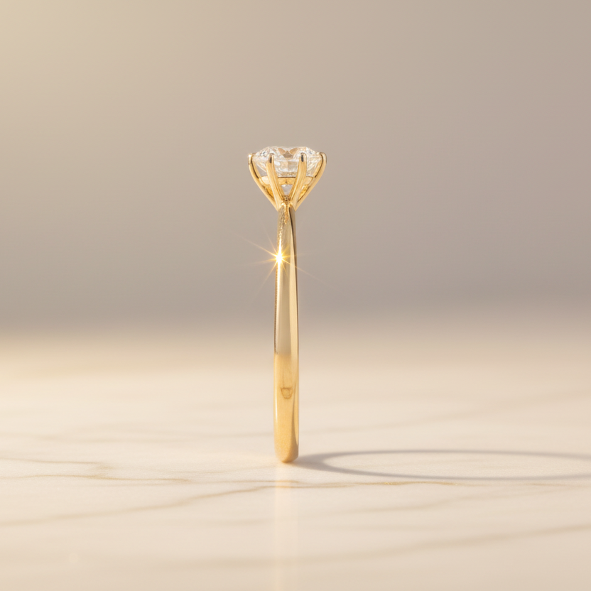 Luciana -  6 Prong Solitaire Setting
