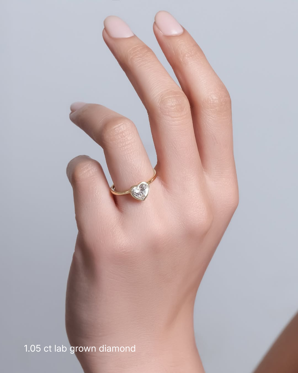 CORNELIA - Heart Bezel Solitaire Setting