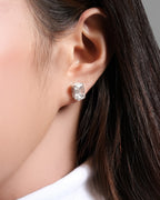 Lucia Emerald Solitaire Earrings