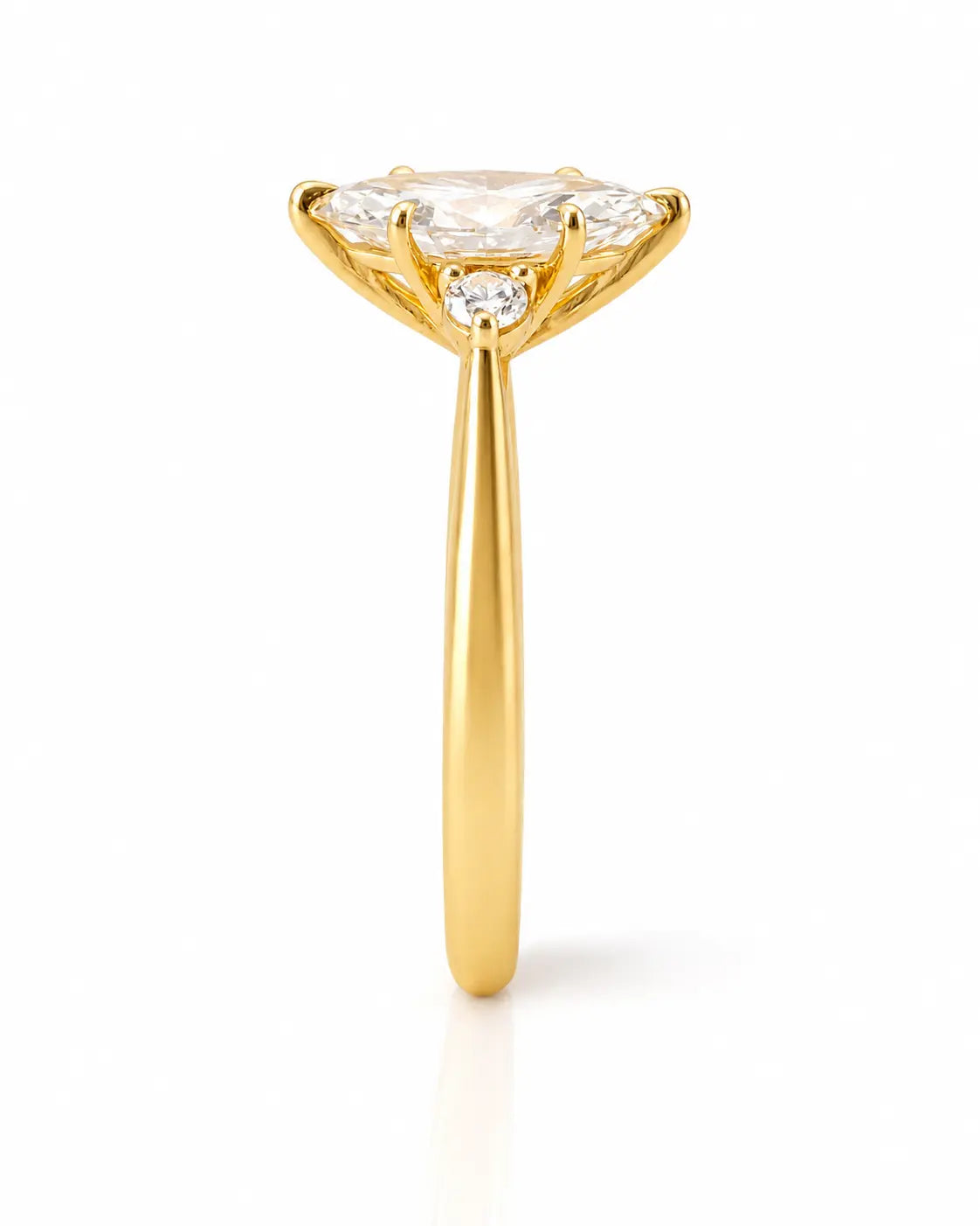 Marquise Cut Trilogy Setting