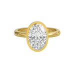 Oval Cut Bezel Solitaire Setting