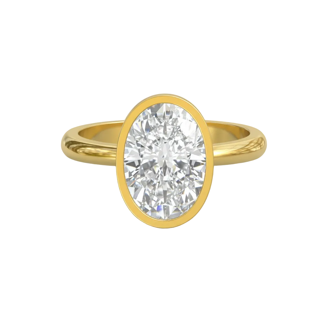 Eulia – Oval Bezel Solitaire