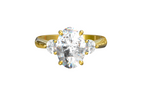 Oval Cut Trilogy Setting