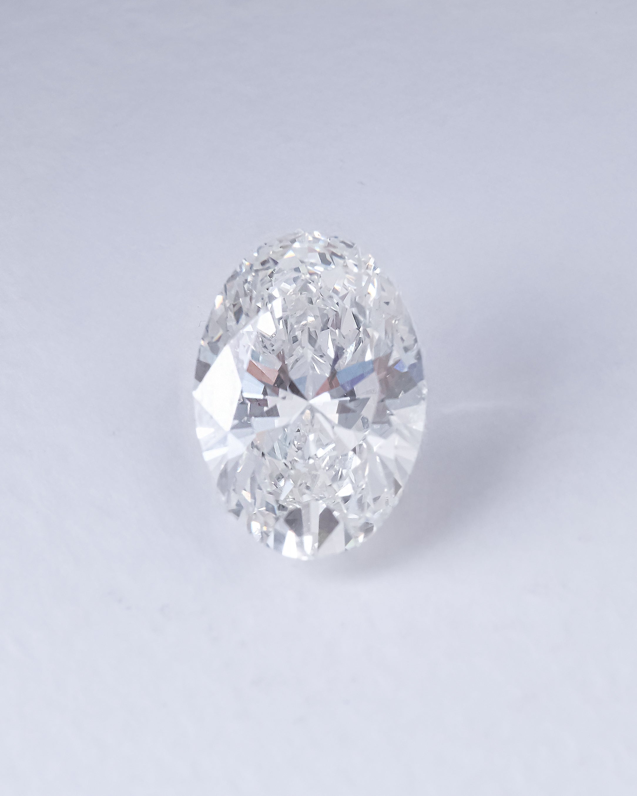 3.05 Carat F-VS1 Oval Lab Diamond