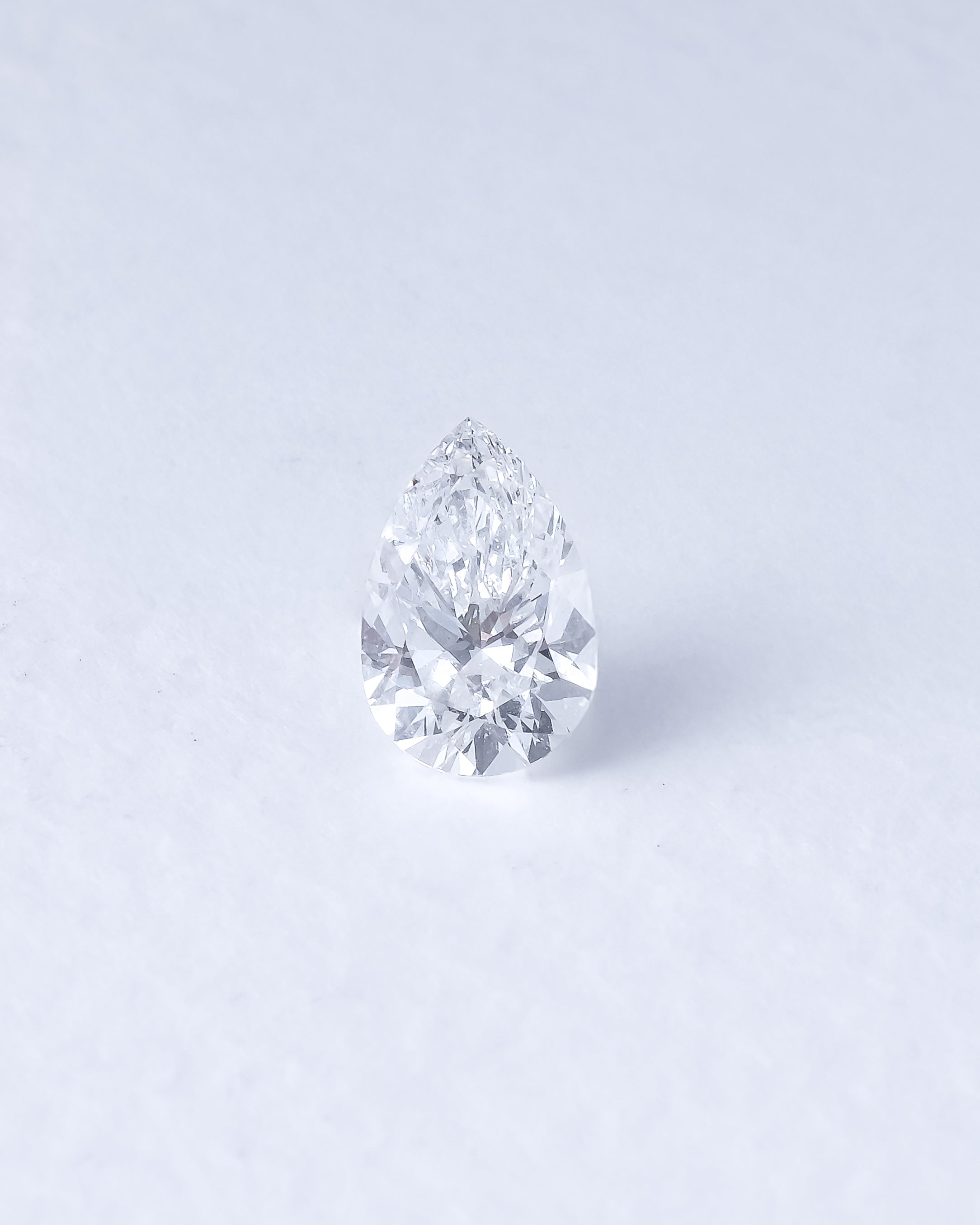 0.52 Carat D-VVS2 Pear Lab Diamond