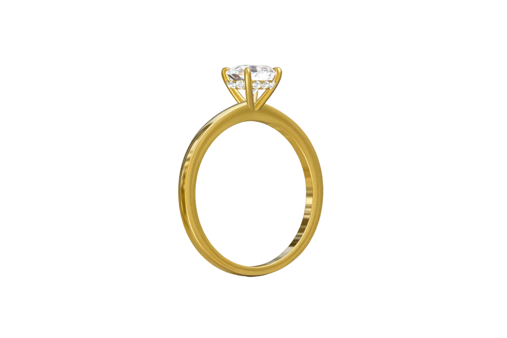 Chiara -Round Hidden Halo Setting