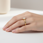 Round Cut Hidden Halo Setting