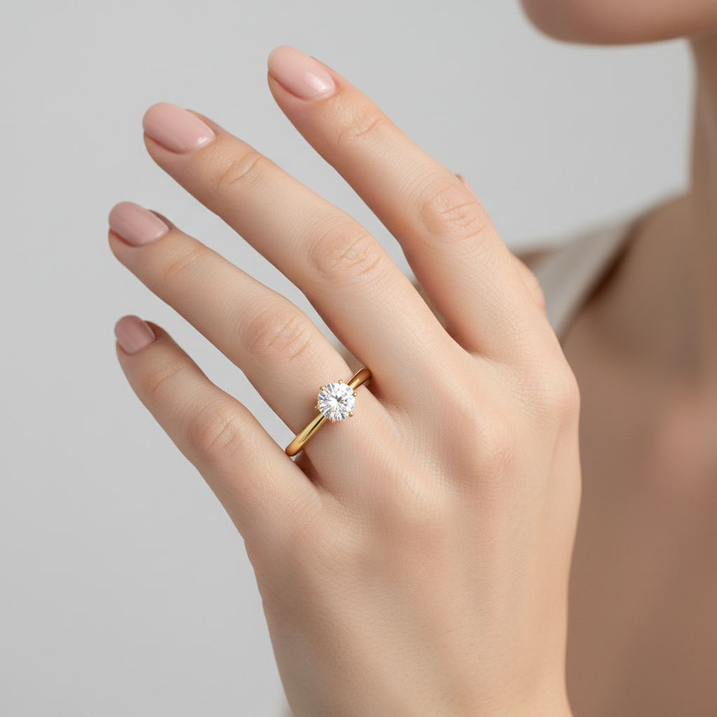 Classic Round Cut 6-Prong Solitaire Setting