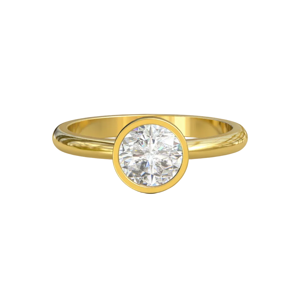 Chiara – Round Bezel Solitaire