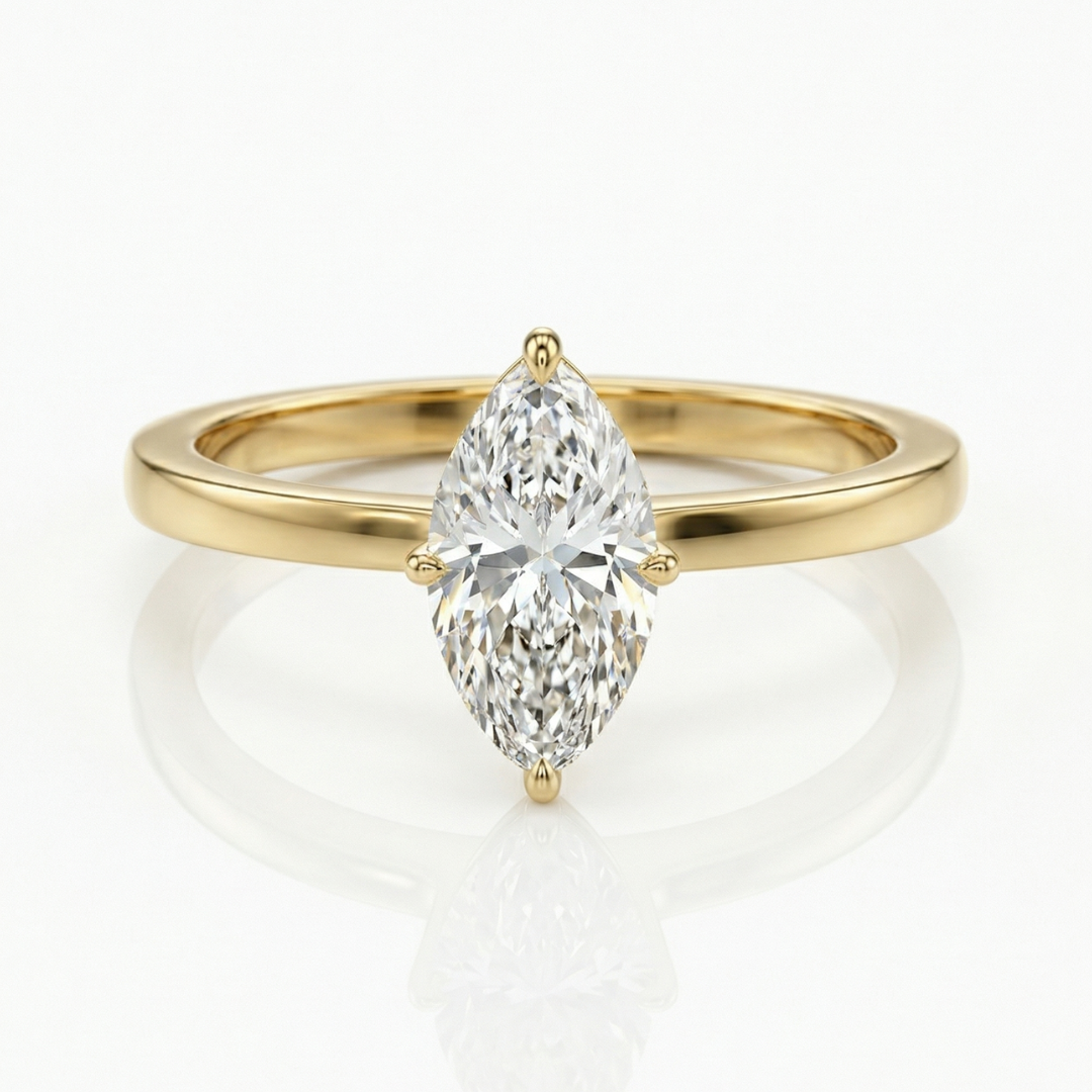 Winona - Marquise Solitaire Setting