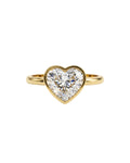 Heart Cut Bezel Solitaire Setting