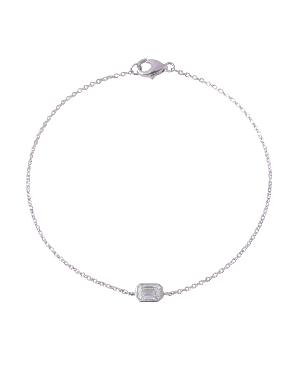 Gaia Asscher Cut Lab-Grown Diamond Bracelet (0.53ct tw.)