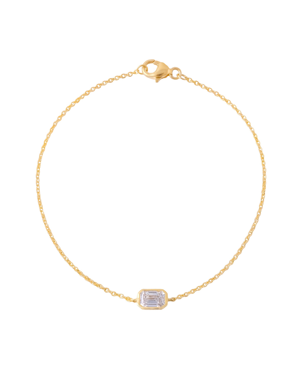 Gaia Asscher Cut Lab-Grown Diamond Bracelet (0.52ct tw.)