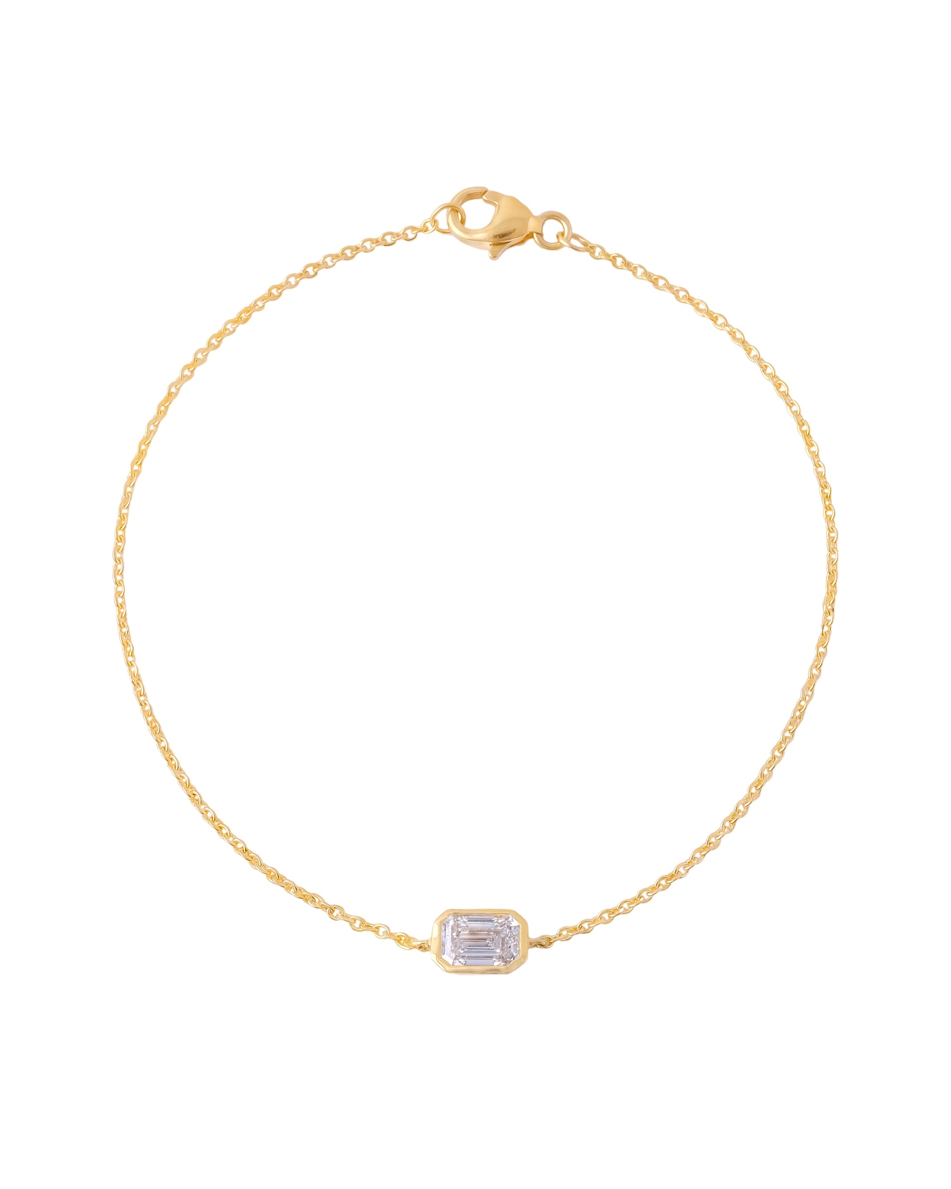 Gaia Asscher Cut Lab-Grown Diamond Bracelet (0.52ct tw.)