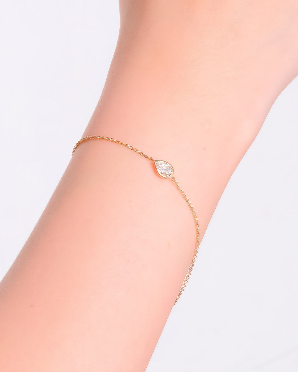 Gaia Pear Cut Bracelet