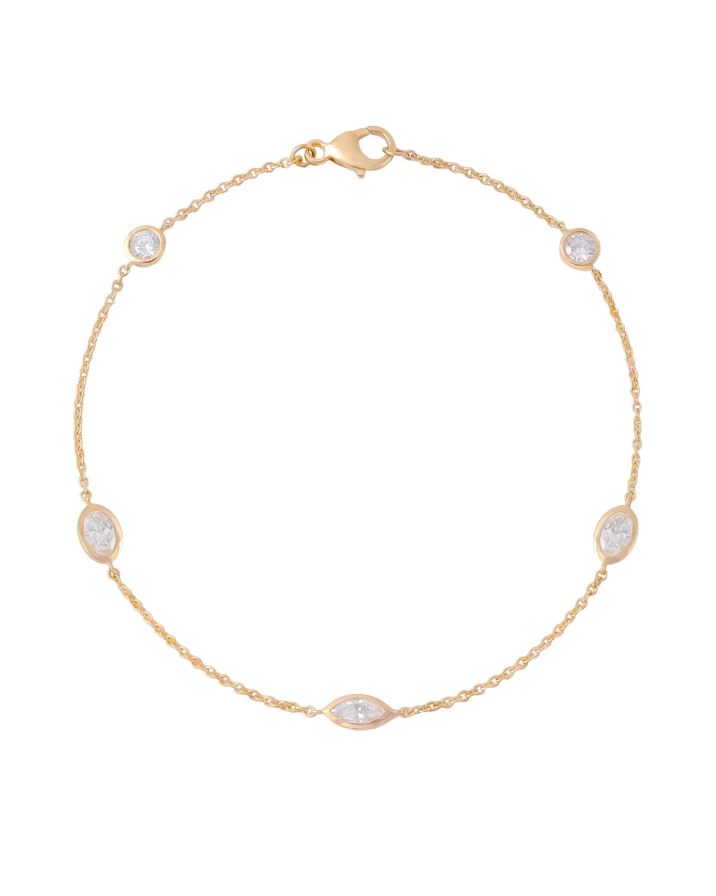 Gaia Lab-Grown Diamond Station Bracelet (0.76ct tw.)